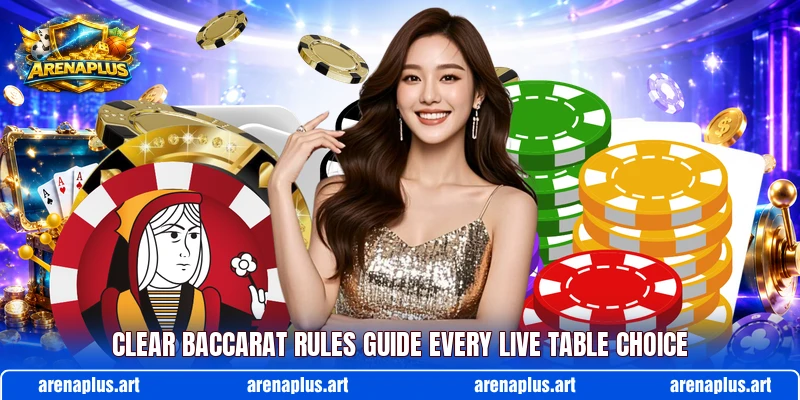 Clear baccarat rules guide every live table choice