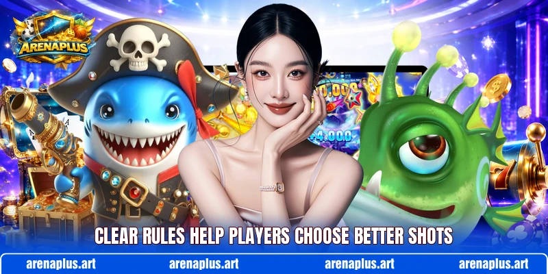 Clear rules help players choose better shots
