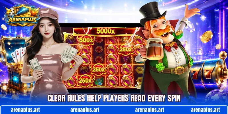 Clear rules help players read every spin