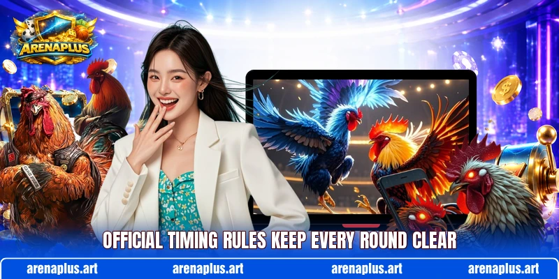 Official timing rules keep every round clear