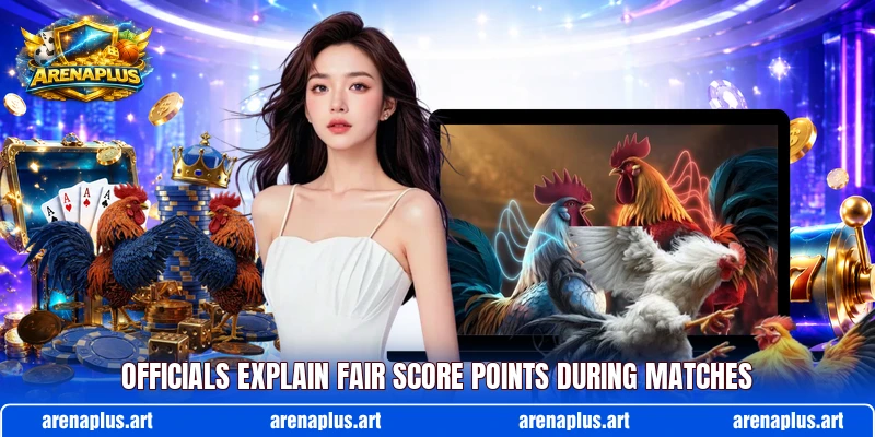 Officials explain fair score points during matches