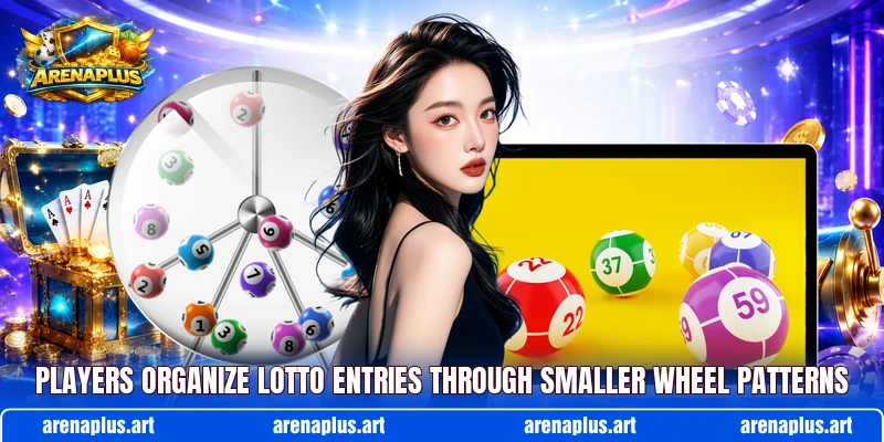 Players organize lotto entries through smaller wheel patterns