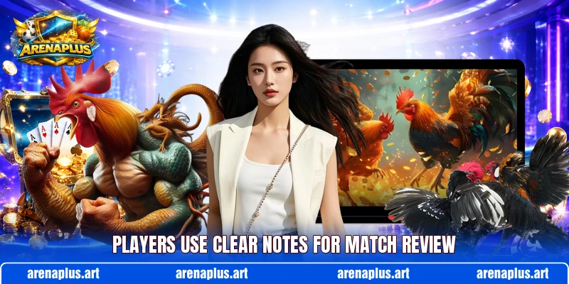 Players use clear notes for match review