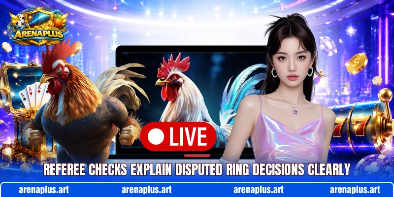 Referee checks explain disputed ring decisions clearly