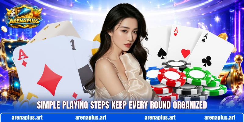 Simple playing steps keep every round organized