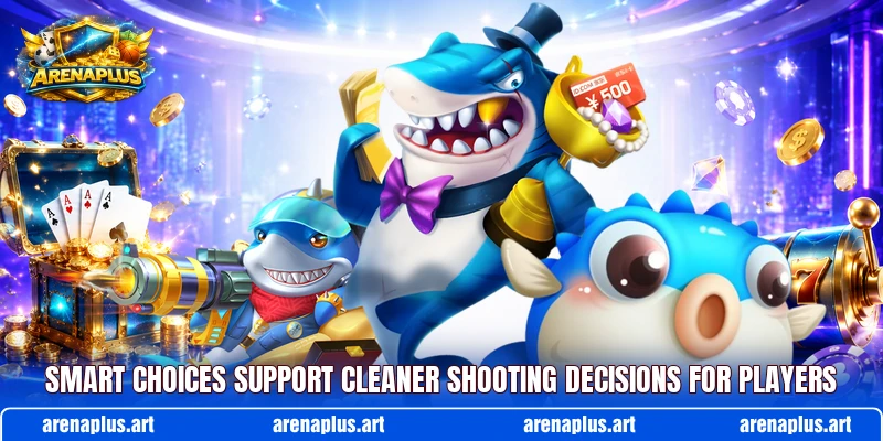 Smart choices support cleaner shooting decisions for players