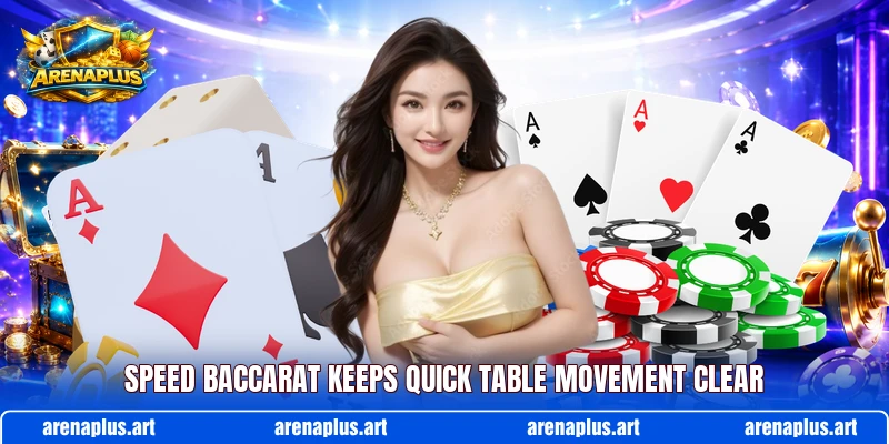 Speed Baccarat keeps quick table movement clear
