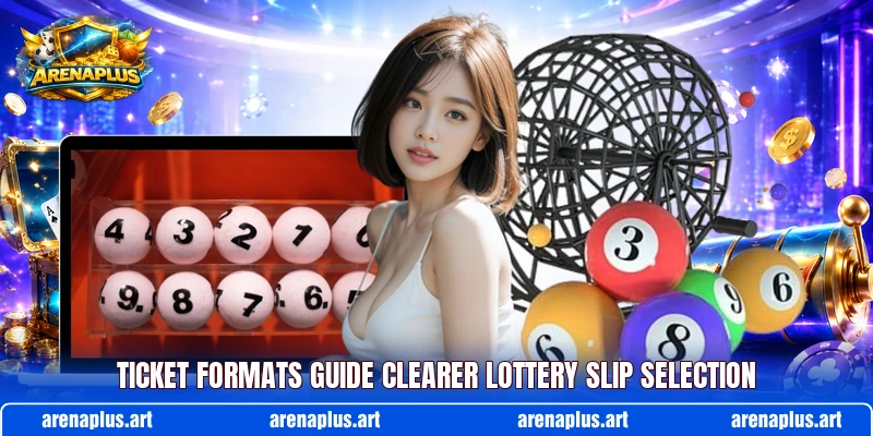 Ticket formats guide clearer lottery slip selection